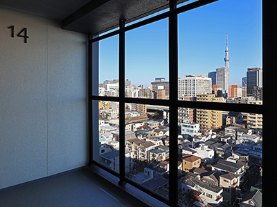 エレベータ―ホール｜猿江恩賜公レジデンス