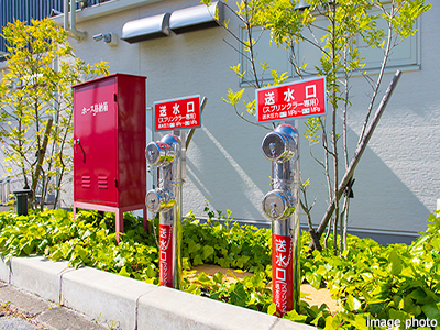 連結送水管｜猿江恩賜公園レジデンス