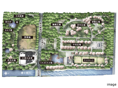 猿江恩賜公園マップ｜猿江恩賜公園レジデンス